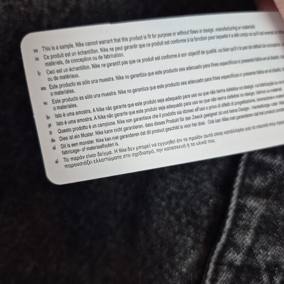 Nike Air Jordan Jeans Mens 30 Denim Pants Black Jumpman HF9291-010 Button Fly - Picture 11 of 16